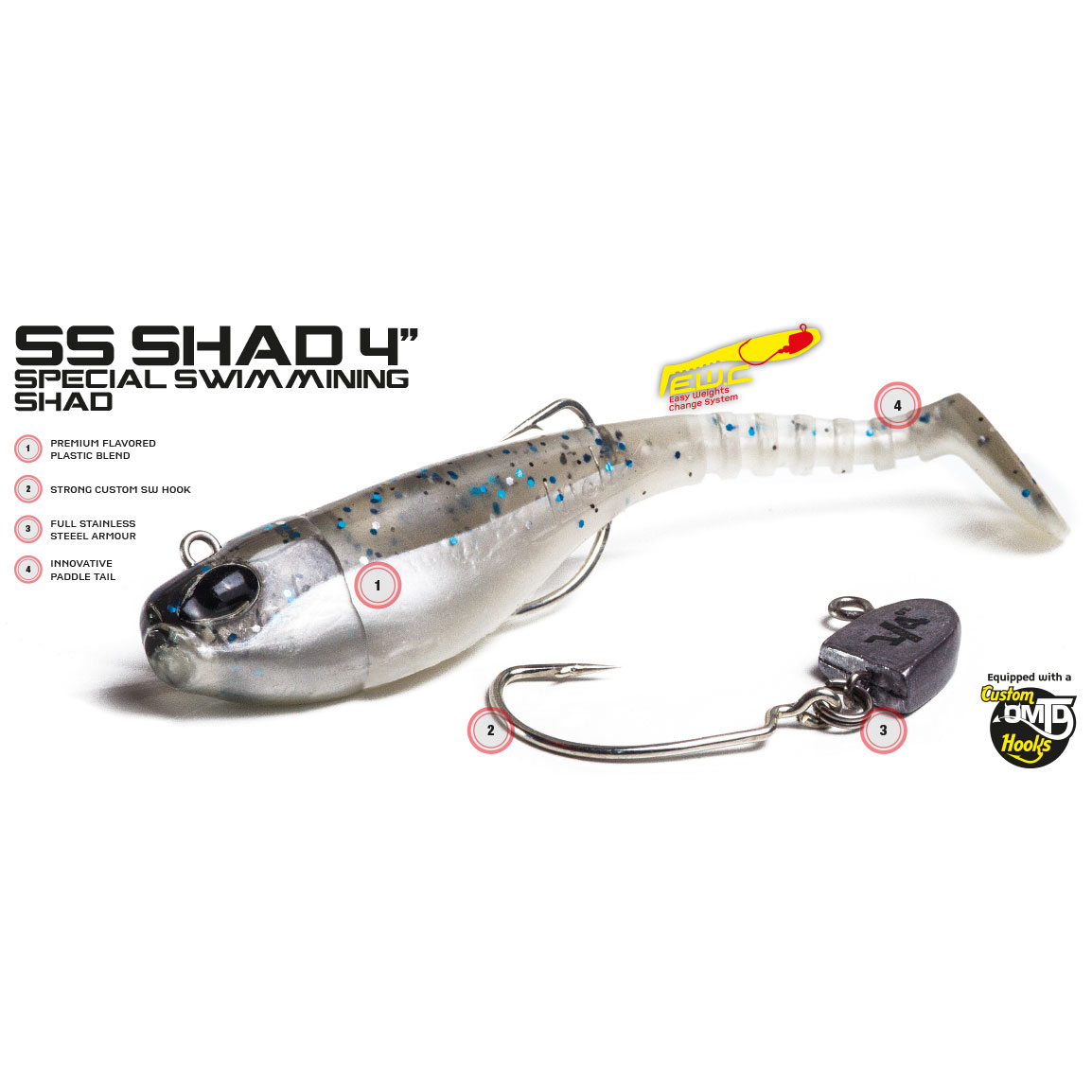 Molix SS shad 4"
