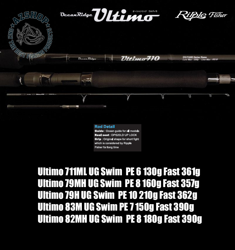 ポイントキャンペーン中 リップルフィッシャー ウルティモ ultimo83M