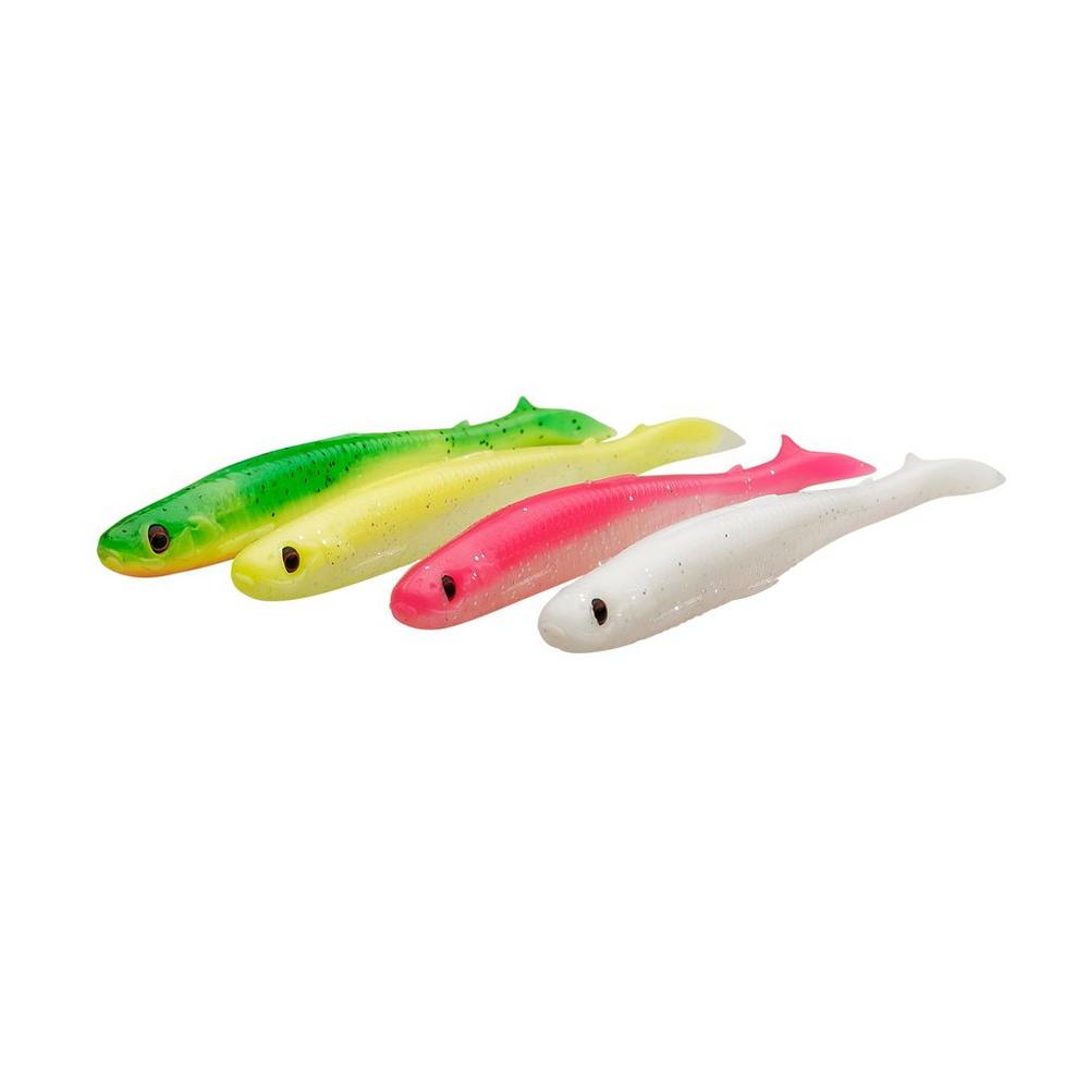 Savage Gear slender scoop shad 11cm darkwater mix