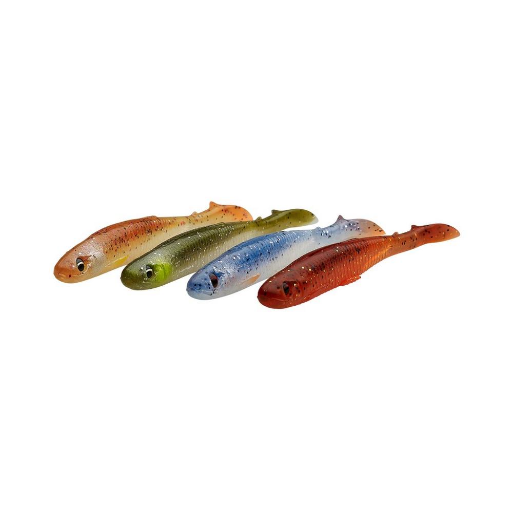 Savage Gear slender scoop shad 11cm clearwater mix
