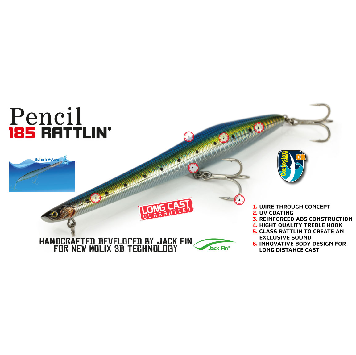 Molix Pencil 185 Rattlin'
