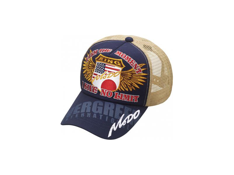 Evergreen Modo Mesh Cap Type2 20th Anniversary Blue beige