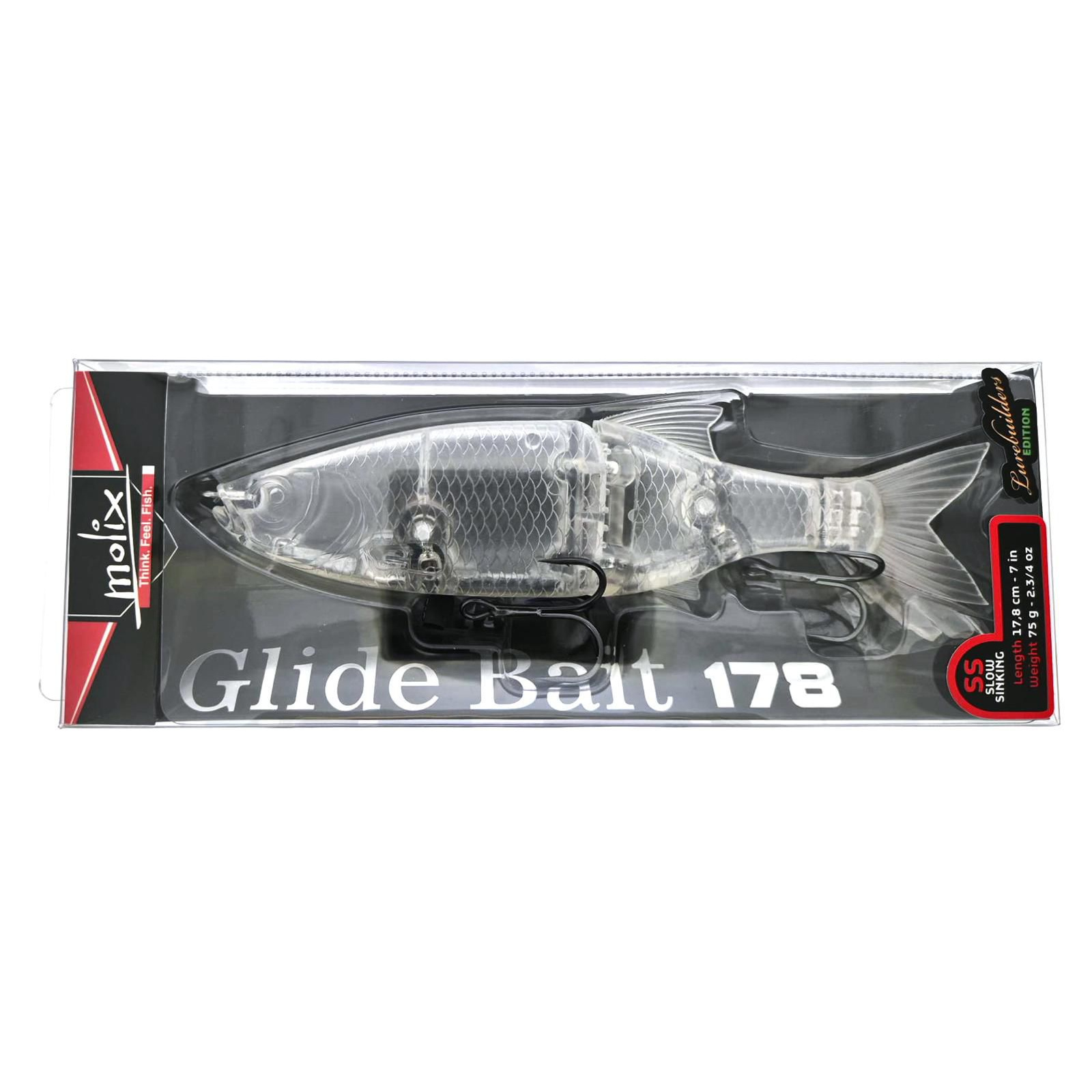 Molix Glide bait 178 ss Clear bank custom