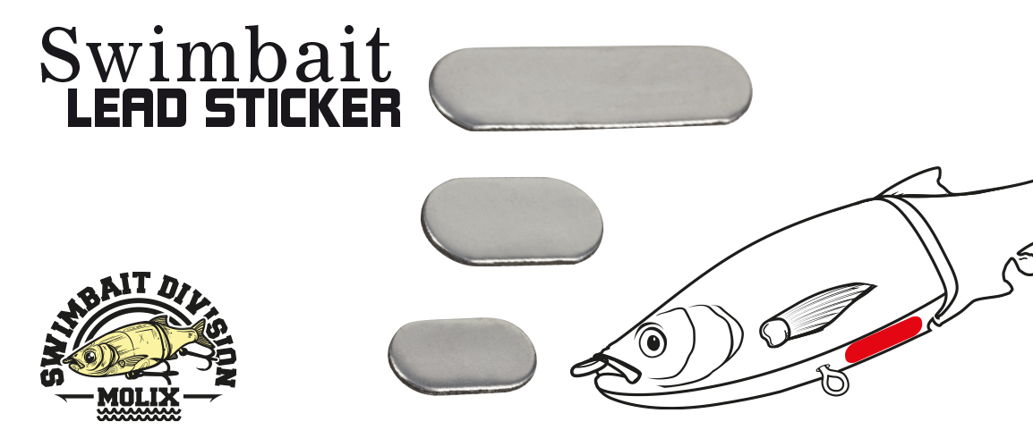 Molix Swimbait lead sticker
